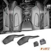 FloKraft Dry Carbon Fibre Front Seat Cover for BMW M3 F80 & M4 F82 F83 2014 - 2020 - Mars Performance